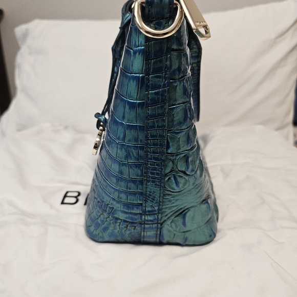 Brahmin Peacock Duxbury, Ady Wallet and non Brahmin bag charm - Picture 5 of 9